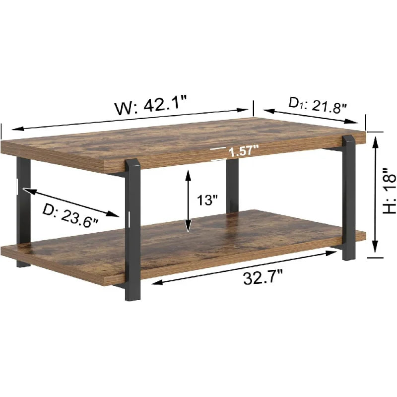 Modern Industrial Coffee Table
