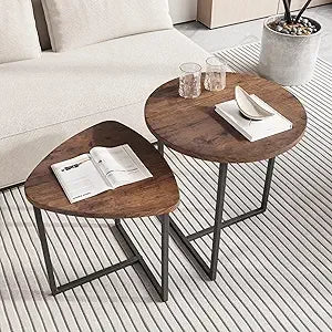 Round Coffee Table Set of 2