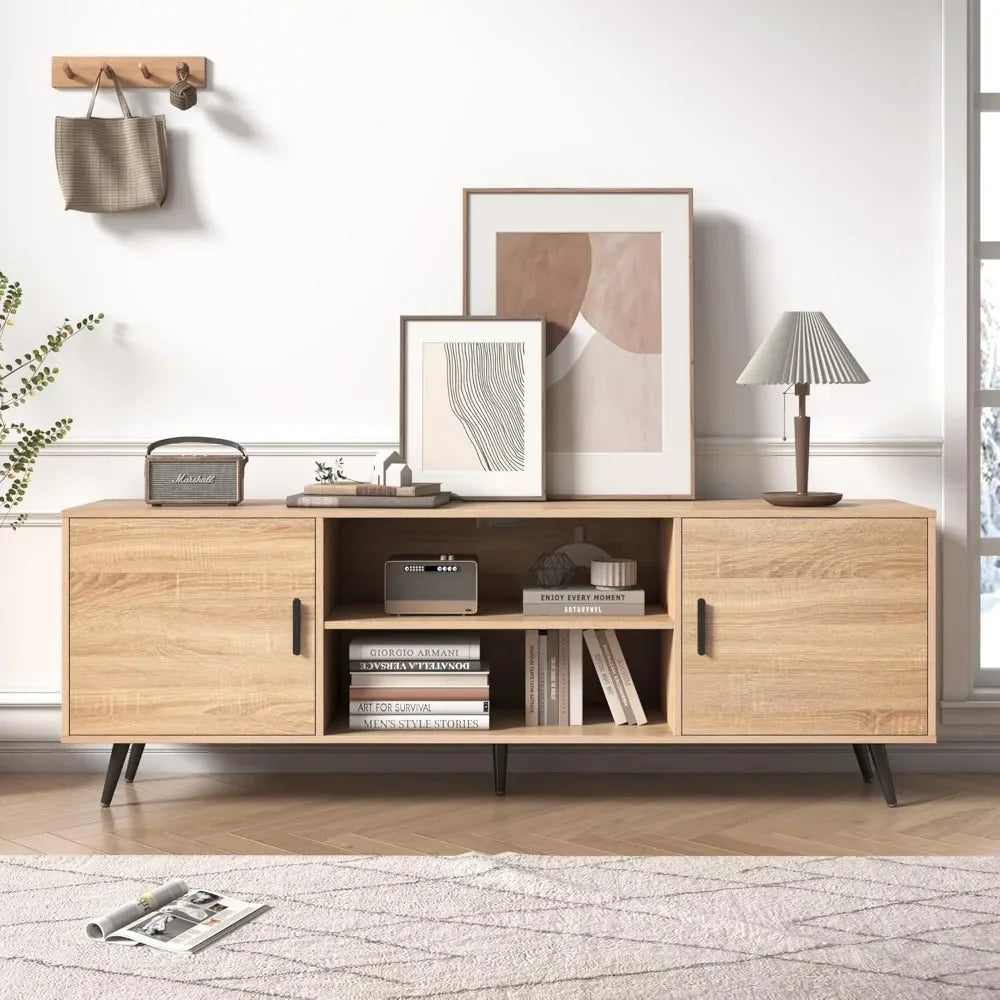 Mid-Century Modern 70” TV Stand for up to 75” TVs