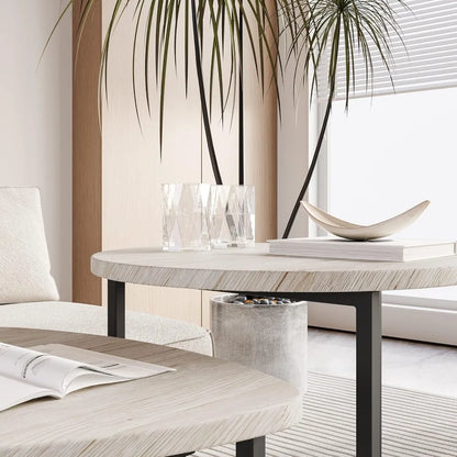 Round Coffee Table Set of 2