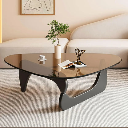 Modern Glass Triangle Coffee Table