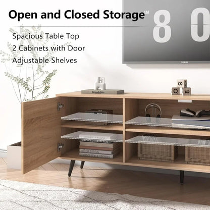 Mid-Century Modern 70” TV Stand for up to 75” TVs