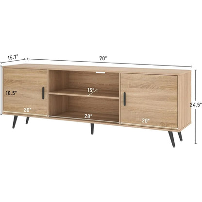 Mid-Century Modern 70” TV Stand for up to 75” TVs